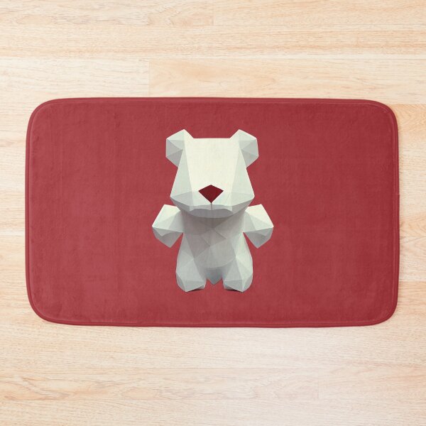 Item preview, White Teddy Bear with Red Nose designed and sold by PolygonXYZ.