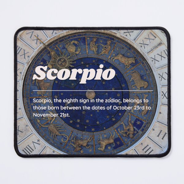 Item preview, Scorpio Zodiac Roman Numeral Print designed and sold by Femme Pastel Collective.