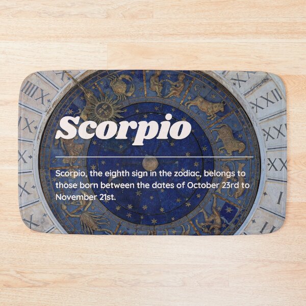 Item preview, Scorpio Zodiac Roman Numeral Print  designed and sold by Femme Pastel Collective.
