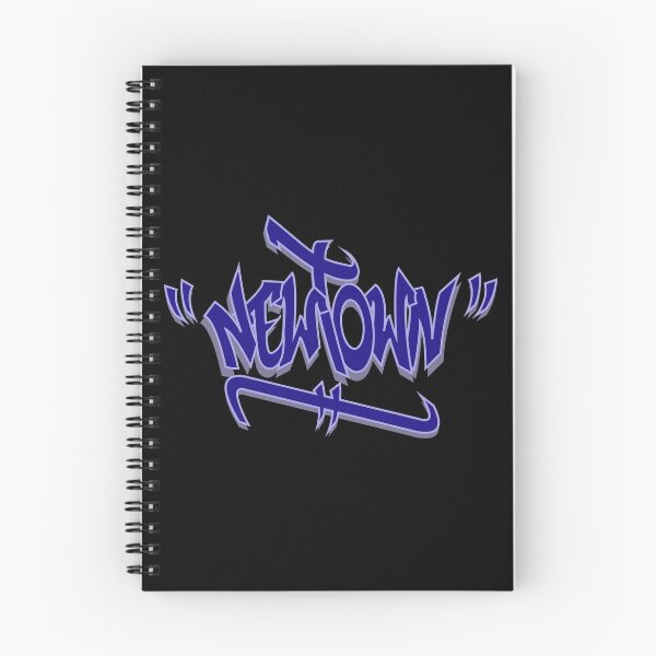 Item preview, Newtown Graffiti Blue designed and sold by wigilwigil.