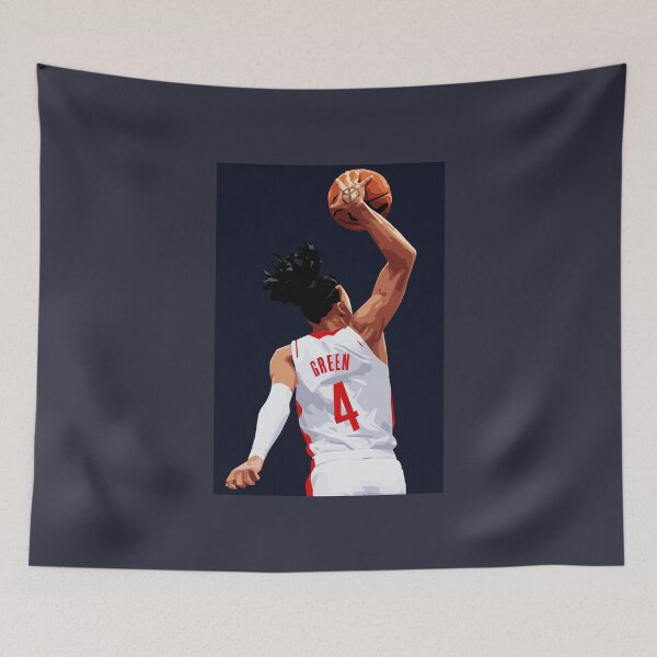 Item preview, Jalen Green Vector Dunk with Background Qiangy designed and sold by qiangdade.