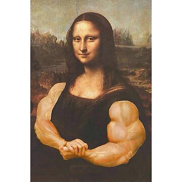 Jacked Monalisa Essential T-Shirt for Sale by Mengarda