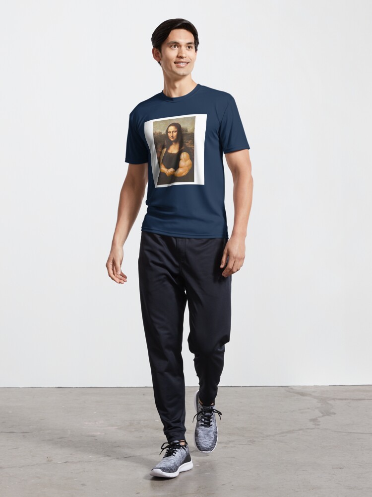 Jacked Monalisa Essential T-Shirt for Sale by Mengarda