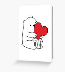 Ice Bear Love Greeting Card