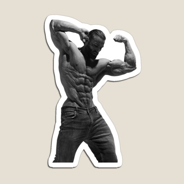 Gigachad Meme Magnet for Sale by garmy