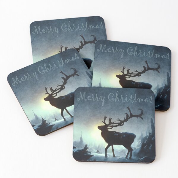Item preview, Winter Reindeer - Merry Christmas designed and sold by tinytiger77.