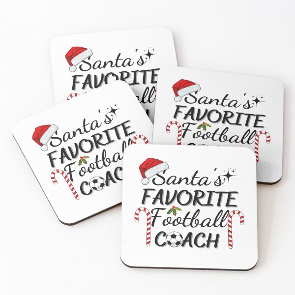 Item preview, Santa's Favorite Football Coach designed and sold by Beneficial Art.