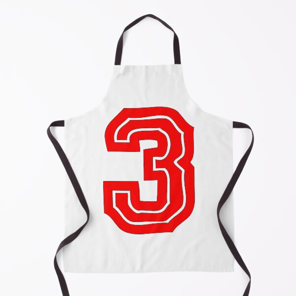 Item preview, Three Red Number Three designed and sold by Aurorapod.