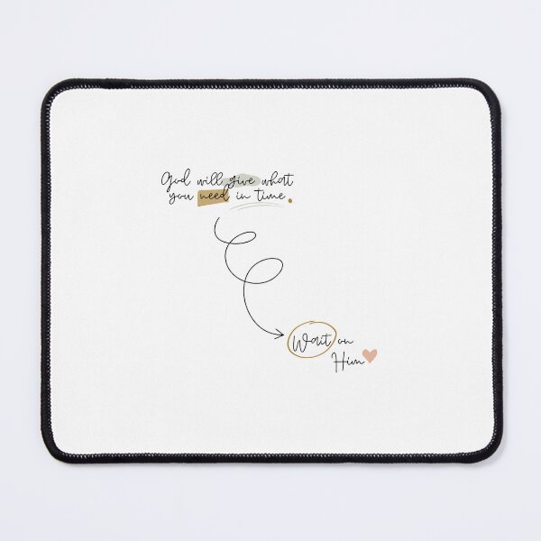 Item preview, God will give what you need in time. designed and sold by creative-duo.