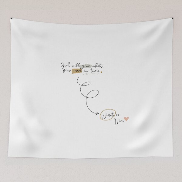 Item preview, God will give what you need in time. designed and sold by creative-duo.