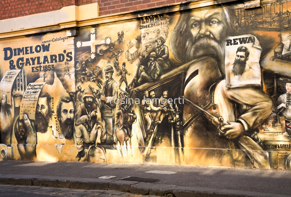 "Melbourne Mural 2004" by rosina lamberti Redbubble