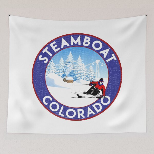 Item preview, Steamboat Springs Colorado Skiing Mountains Ski Lift designed and sold by DESTINATIONS DECAL.