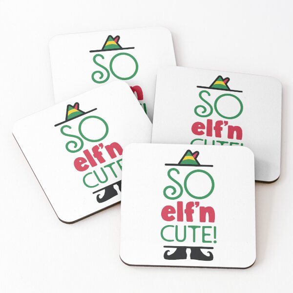 Item preview, So Elf'n Cute - Buddy Elf Christmas Xmas Spirit designed and sold by MarkFiveDesign.