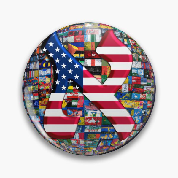 Item preview, United States Alef Flag designed and sold by kabbalahart.