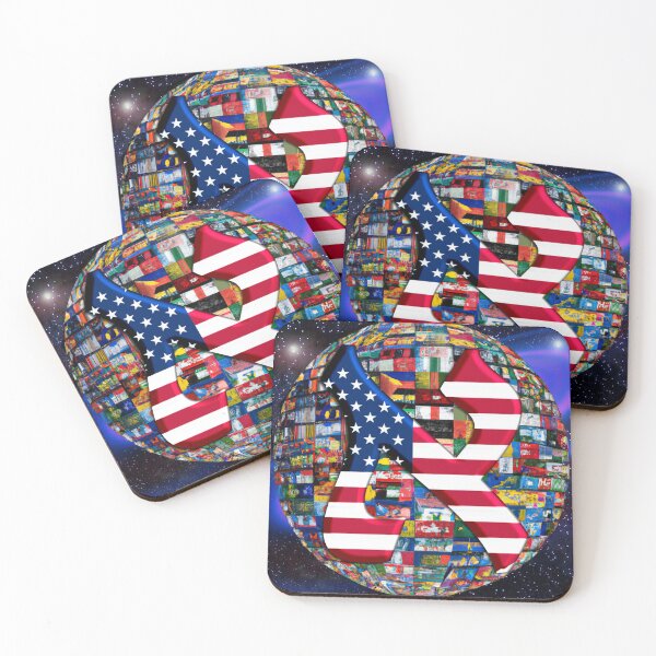 Item preview, United States Alef Flag designed and sold by kabbalahart.