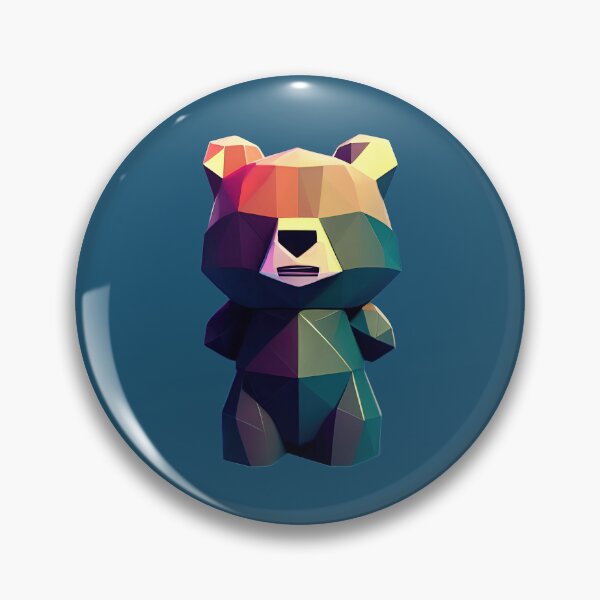 Artikelvorschau, Grau-blauer sprechender Teddy entworfen und verkauft von PolygonXYZ.