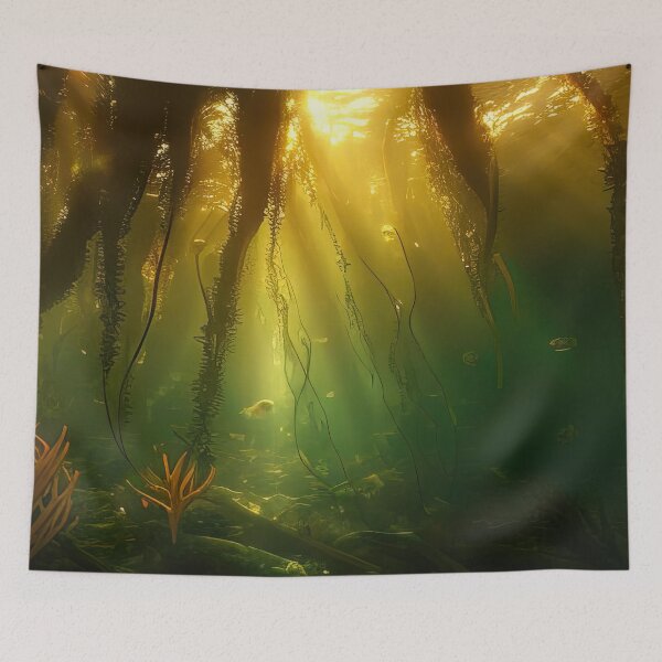 Item preview, A beautiful underwater kelp forest designed and sold by RK - Shop.