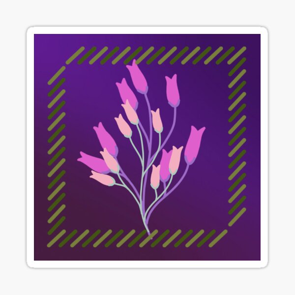 "Love in the air, Flowers in my hair." Sticker for Sale by Atiyya