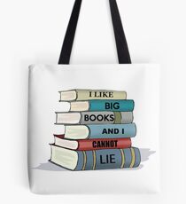 Ich mag große Bücher und ich kann nicht LIEBEN - Geschenke für Buchliebhaber und Leser Tote Bag