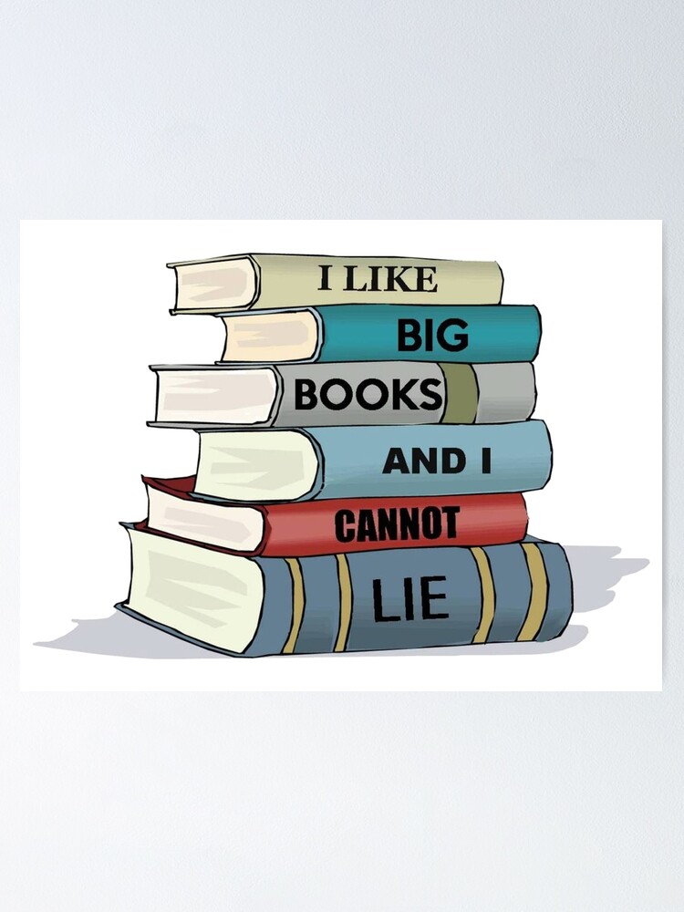 Reading Gifts for Readers - I Like Big Books and I Cannot Lie Funny Gift  Ideas for Book Lovers & Teachers Who Love Reading