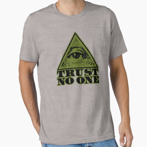 Item preview, TRUST NO ONE (vintage distressed look) designed and sold by ROBOTFACE T-Shirts.