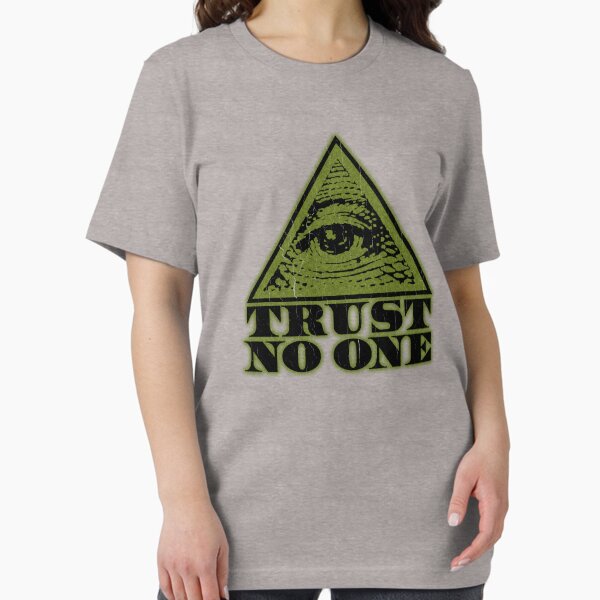 Item preview, TRUST NO ONE (vintage distressed look) designed and sold by ROBOTFACE T-Shirts.