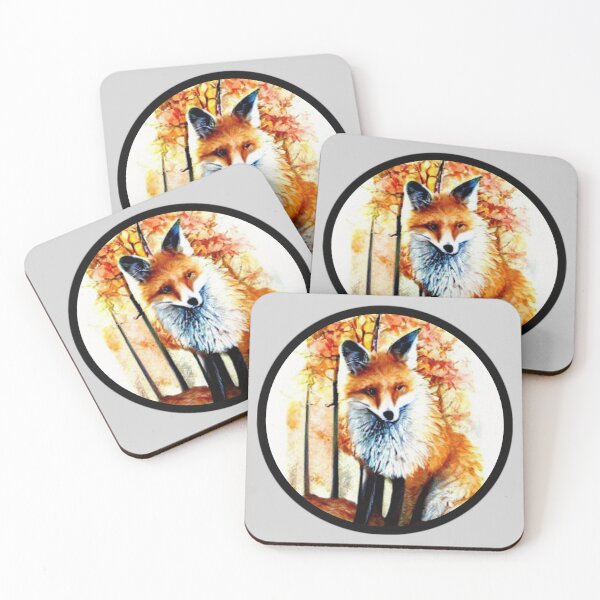 Item preview, Fall Fox Landscape designed and sold by designed2teach.