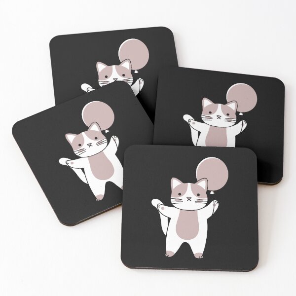 Item preview, Cute Cat holding balloon  designed and sold by AlloutApparel.