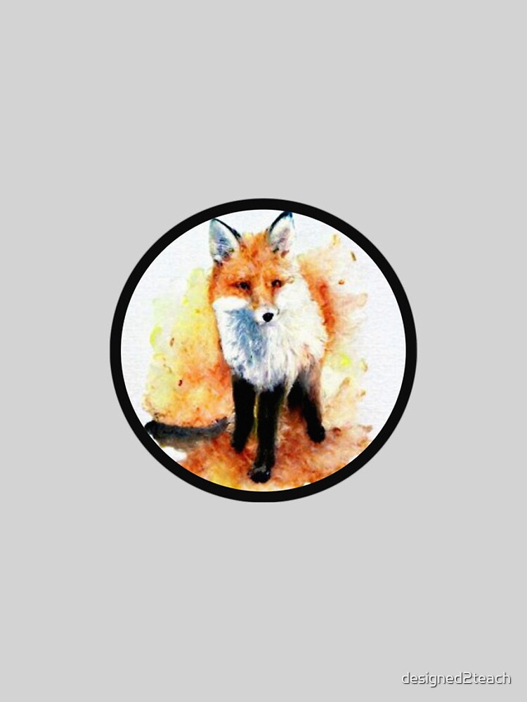 Thumbnail 4 of 4, iPhone Case, Fall Fox Landscape designed and sold by designed2teach.