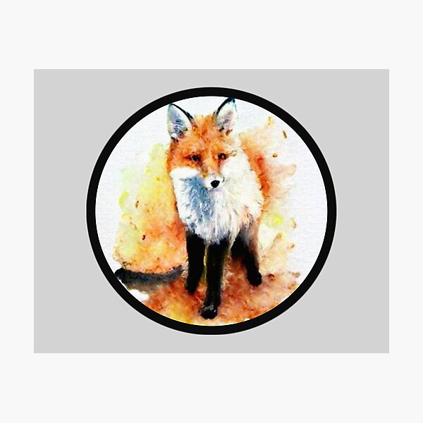 Item preview, Fall Fox Landscape designed and sold by designed2teach.