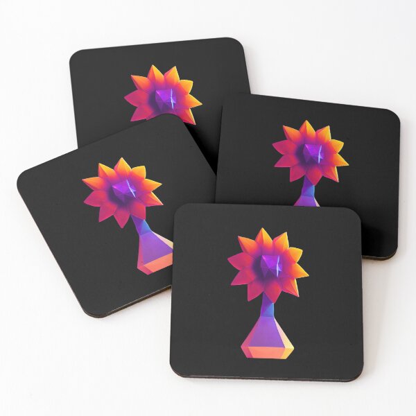 Artikelvorschau, Große orangefarbene Blume in einer Vase entworfen und verkauft von PolygonXYZ.