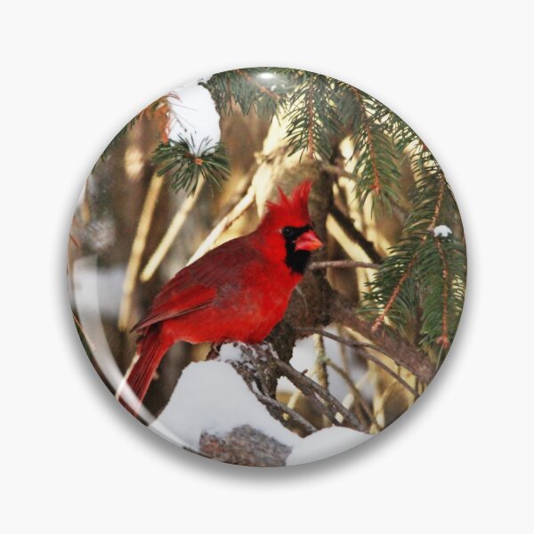 Item preview, Northern Cardinal In Winter designed and sold by Deb Oppermann.