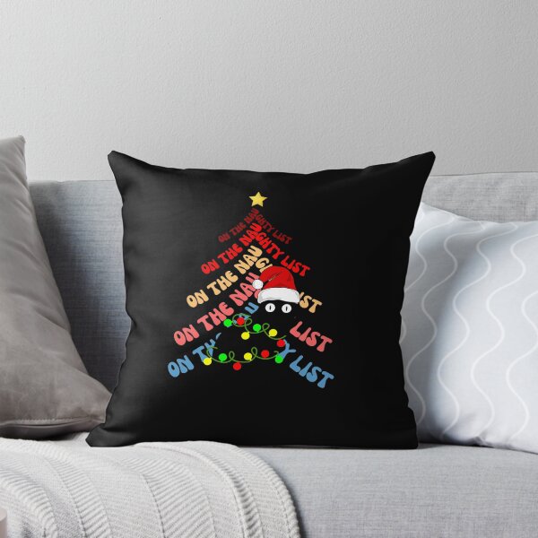 Item preview, On the naughty list cat Christmas vintage designs designed and sold by DesignsbyMona.