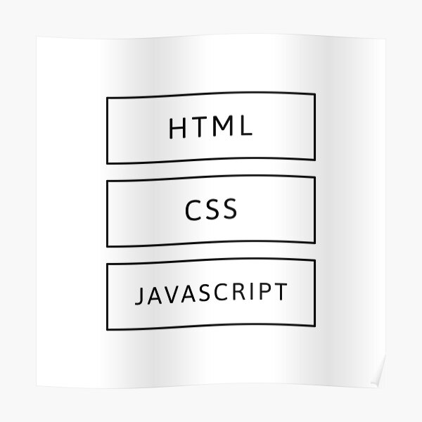 HTML, CSS & JavaScript Developer (Inverted) Poster