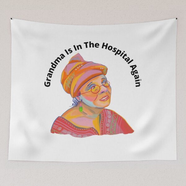 Item preview, Grandma is in the hospital again t-shirt designed and sold by SenhajiWorld.