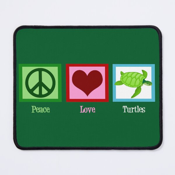 Item preview, Peace Love Sea Turtles designed and sold by Epic Love Designs.