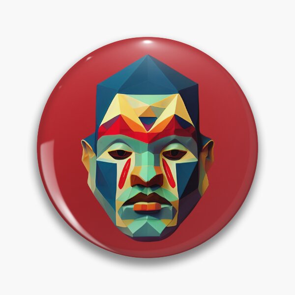 Item preview, Maori Face Crying Blood designed and sold by PolygonXYZ.