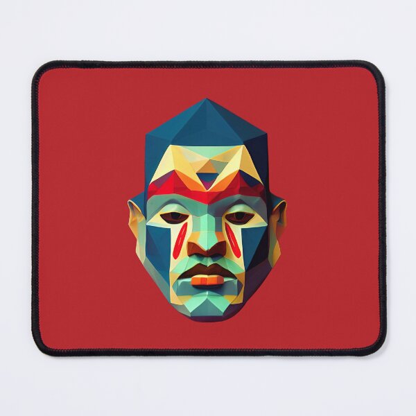 Item preview, Maori Face Crying Blood designed and sold by PolygonXYZ.