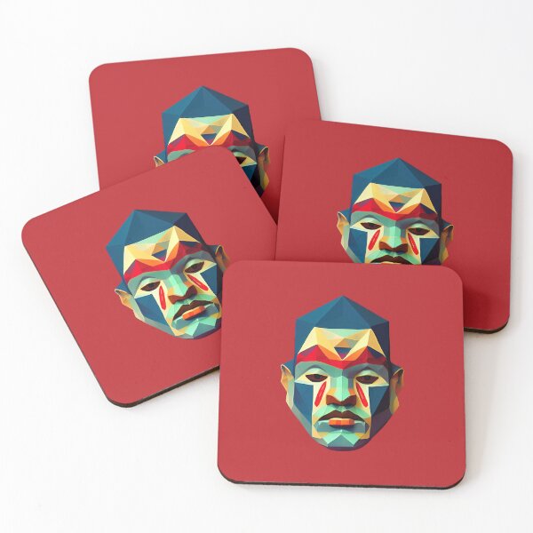 Item preview, Maori Face Crying Blood designed and sold by PolygonXYZ.