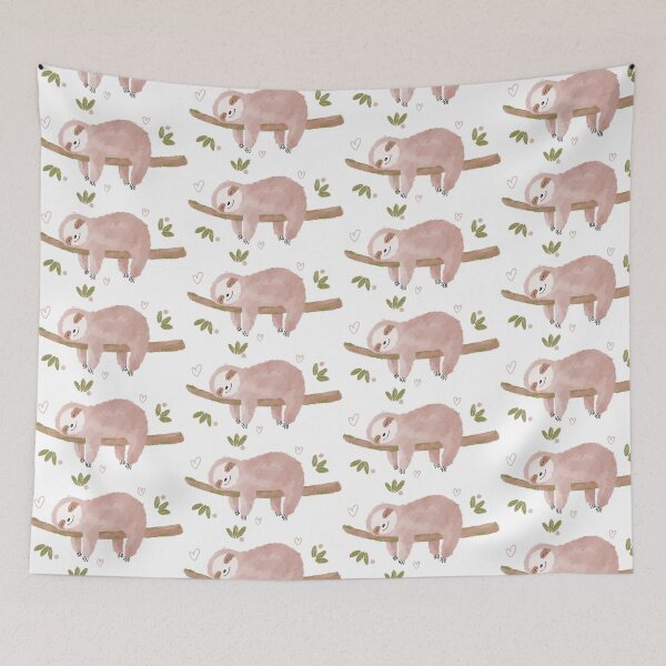 Item preview, Cute sleeping sloth designed and sold by Aleksse.