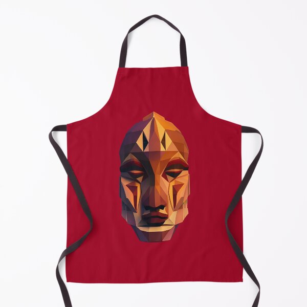 Item preview, Maori Wooden Face designed and sold by PolygonXYZ.