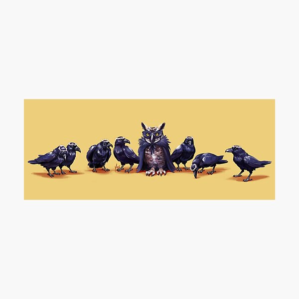 Raven Beauty Pageant Photographic Print