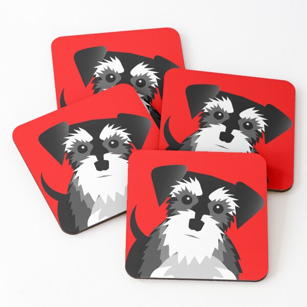 Item preview, Black and Silver Schnauzer designed and sold by AntiqueImages.
