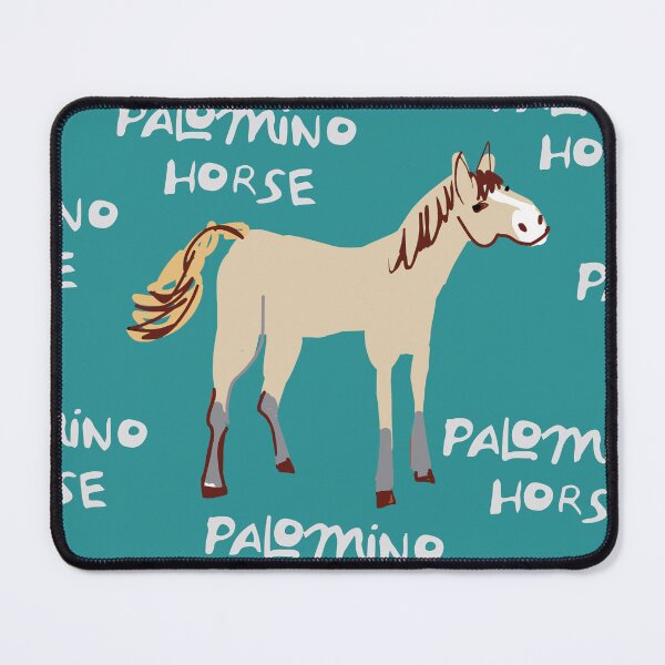 Aperçu de l'œuvre Cheval Palomino crème créée et vendue par belettelepink.