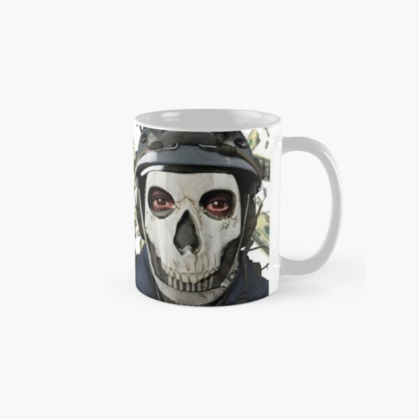 Modern Warfare II Ghost Art Coffee Mug