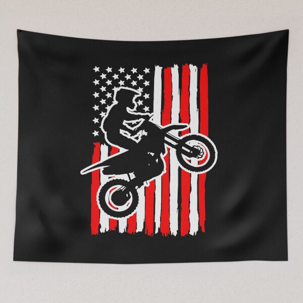 Item preview, Patriotic Motocross Dirtbike Offroading Usa UTV ATV Dirt Mud 4x4 4-Wheeler designed and sold by henrydy.