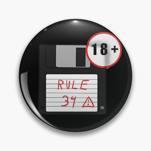 Item preview, Floppy disk memory " Rule 34 " designed and sold by GeekyPlace.