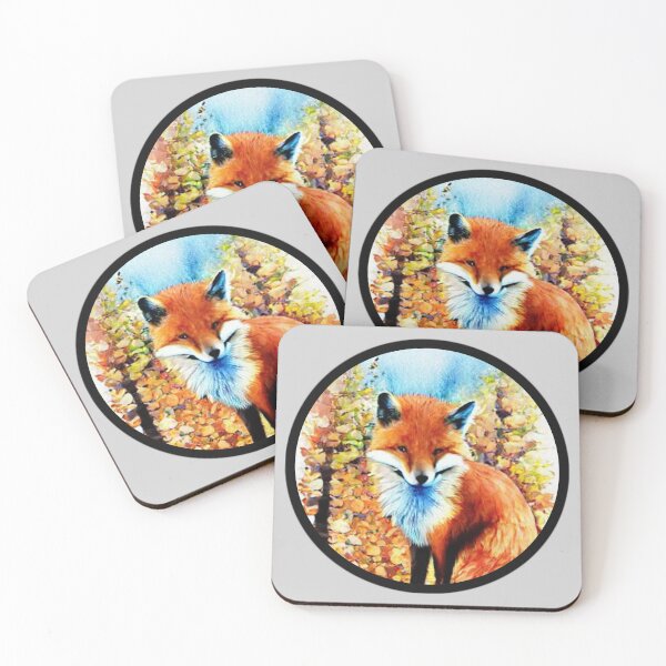 Item preview, Fall Fox Landscape designed and sold by designed2teach.