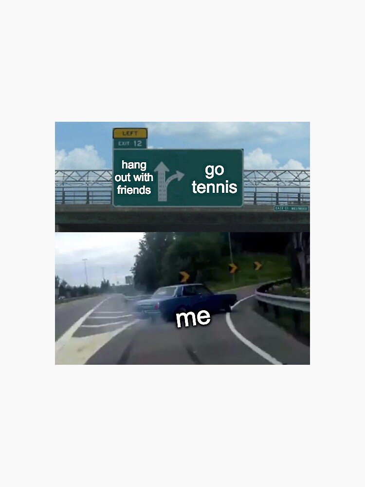 Tennis Memes - Tie Break Meme | Sticker