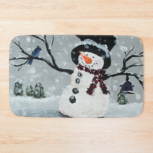 Item preview, snowman snowy day in winter designed and sold by NathBros.